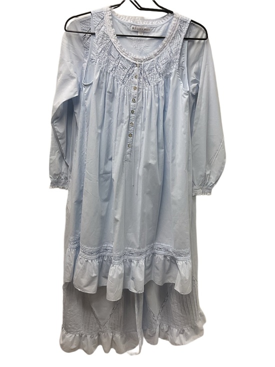 Eileen West Other - New Eileen West Light Blue Cotton Nightgown & Matching Robe with Lace Yoke